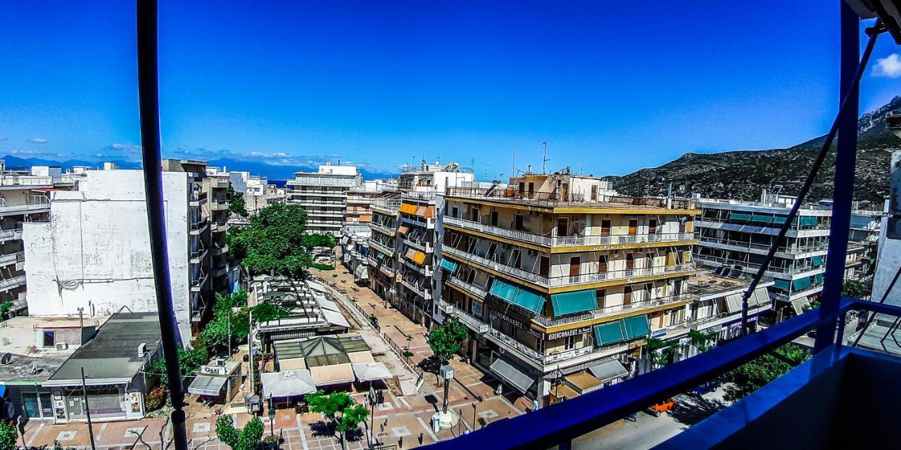 Central Apartment Near The Beach With Huge Private Terrace ルートラキ エクステリア 写真