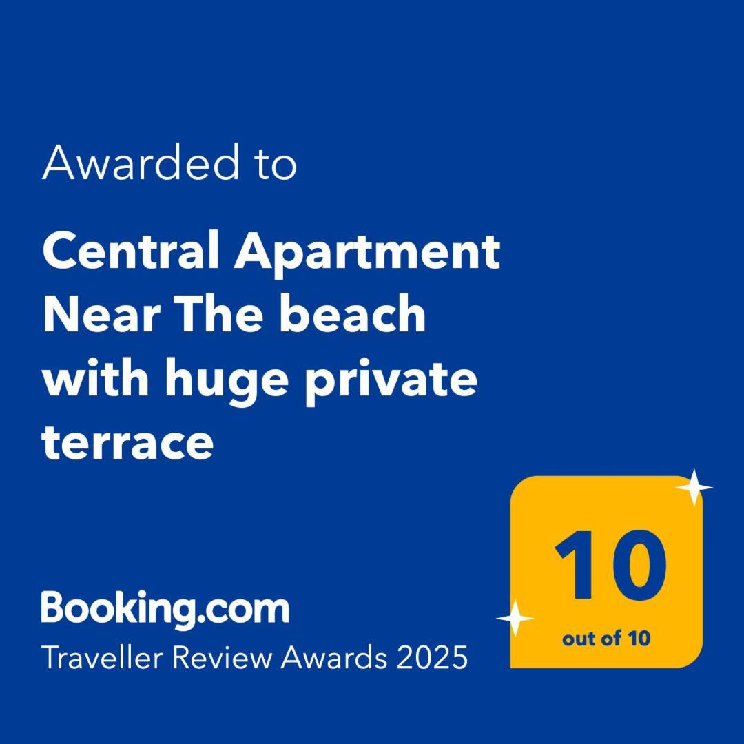Central Apartment Near The Beach With Huge Private Terrace ルートラキ エクステリア 写真